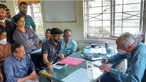 काणकोण मधील पाणी पुरवठा विभागाच्या अधिकाऱ्यांना घेराव