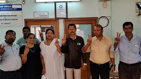 Election for the post of Sarpanch and Deputy Sarpanch was held at Cortalim