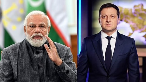 Narendra Modi & Volodymyr Zelenskyy