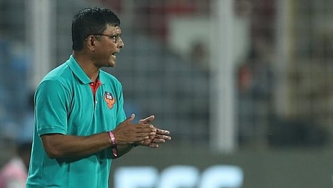 Indian Super League coach Derek Perera