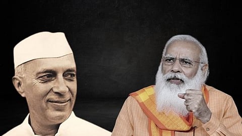 PM Narendra Modi's statment on Pandit jwaharlal nehru