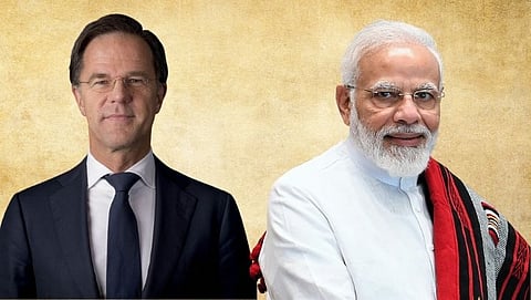 PM Narendra Modi And Mark Rutte