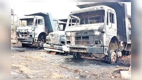 Mopa truck burning case