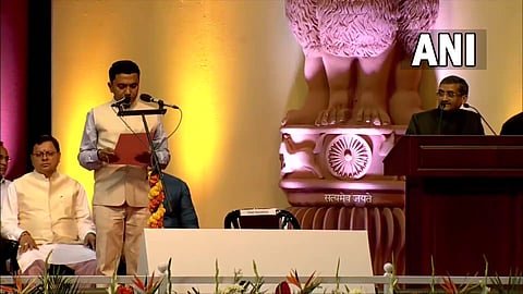 Pramod Sawant Swearing-in Ceremony