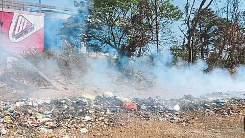 Garbage in Saligaon Plant