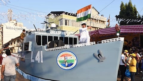 Participation of Indian Navy in vasco Carnival