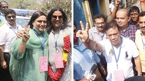 Vishwajit Rane and Divya Rane