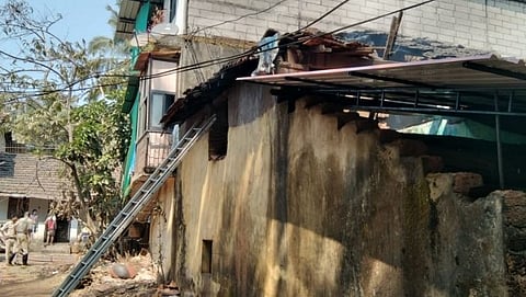 Fire to house in Durbhat