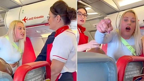 world jet2 name and shame woman who forced emergency landing by slapping other passengers