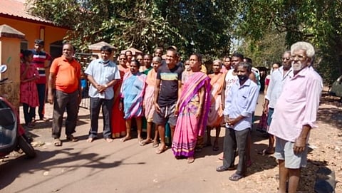 Protest in Mulgaon against ward restructure in goa