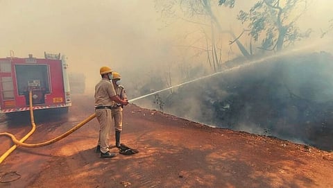 Huge fire in Sonsodo Garbage Yard