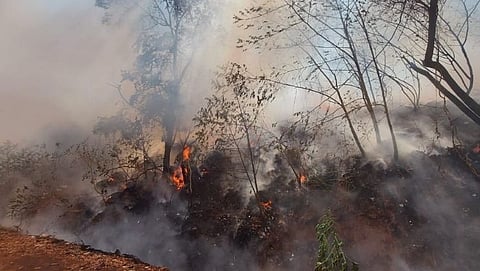 Huge fire in Sonsodo Garbage Yard