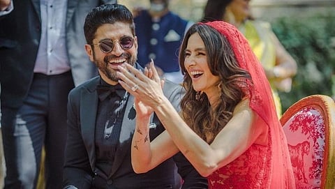Farhan Akhtar and shibani dandekar
