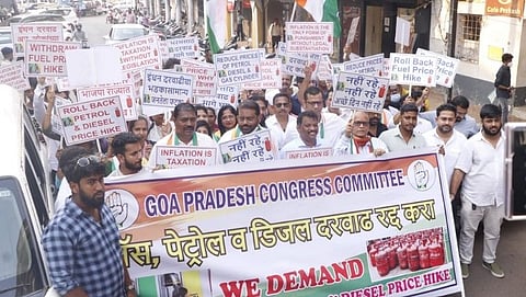 Goa Congress Committee Will be protesting against Price rise of Gas, Diesel Petrol