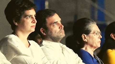 Sonia Gandhi, Rahul Gandhi And Priyanka Gandhi
