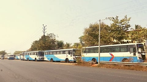 10 buses leave for Uttar Pradesh for Goa soldiers & police officers