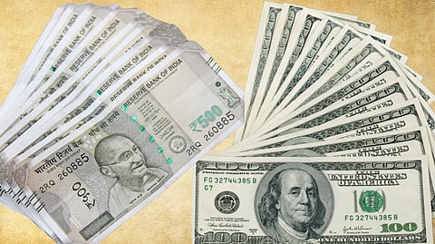 Indian rupee hit a low of 77 point 02 against dollar