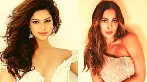 Malaika Arora and Harnaaz Sandhu Dance