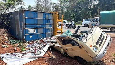 Container Accident in Porvorim