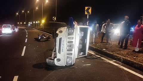 Accident in Raibandar Panjim