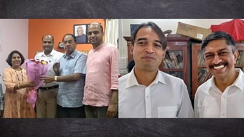 Sons of Babush Monserrate and Ravi Naik head Panjim, Ponda municipalities