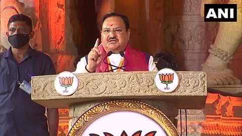 BJP national pres JP Nadda in Hosapete,Karnataka