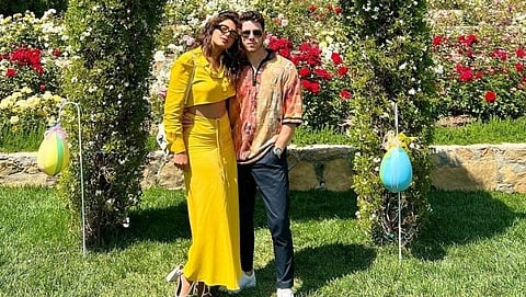 Nick Jonas and Priyanka Chopra Easter Celebration