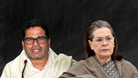 Prashant Kishor and Sonia Gandhi