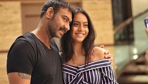 Nysa and Ajay Devgn