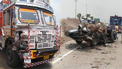 beed seven death on ambajogai latur road accident