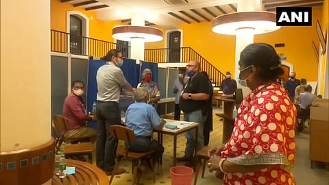 France nationals residing in the union territory of Puducherry vote