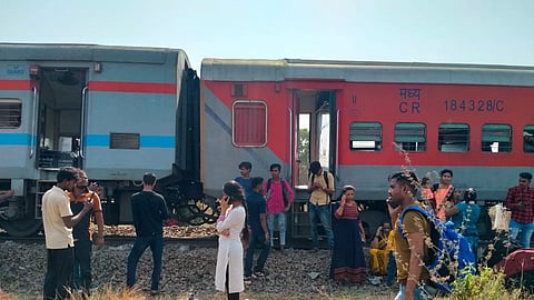 Few coaches of 11061 LTT-Jaynagar Express have been derailed between Lahavit and Devlali today