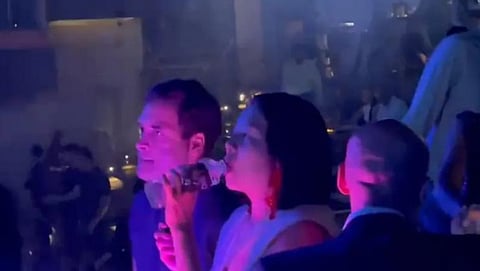 bjp shares a video of rahul gandhi partying in nepal kathmandu pub