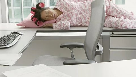 sleep for 30 minutes inside office wakefit solution company initiative