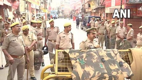 uttar pradesh gyanvapi masjid survey day one proceedings conclude aimim chief owaisi reacts