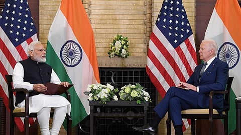 US President Joe Biden in bilateral meeting with PM Narendra Modi, in Tokyo, Japan