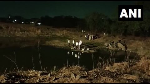 Five people of a family drowned in a quarry in a village near Dombivli