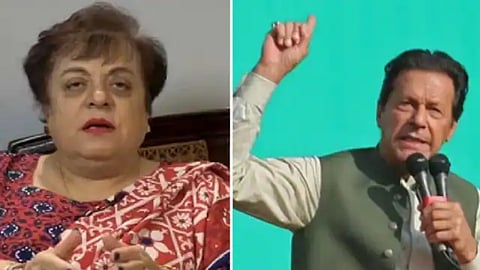 Shirin Mazari & Imran Khan