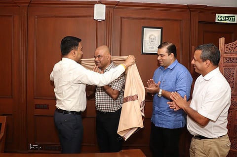 Sanjeet Hegde Desai And Pramod Sawant