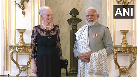 Prime Minister Narendra Modi met the Queen of the Kingdom of Denmark, Margrethe II in Copenhagen, Denmark.