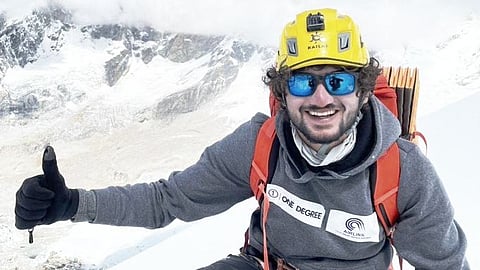 Indian climber Narayan Iyer