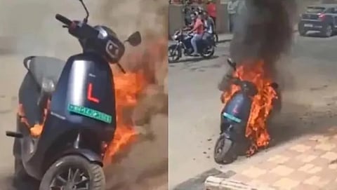 faulty battery cells modules caused ev electric scooter fire in india initial probe finds