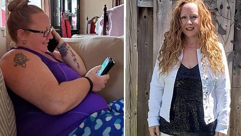 woman weighing 111 kg lost 51 kg without exercising