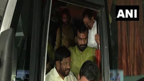 Shiv Sena threatens cross-voting, hides MLAs in hotels