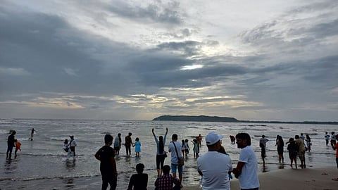 Tourist On Miramar Beach