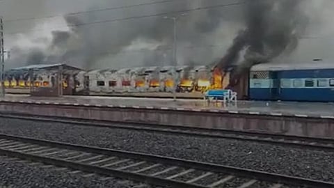 Agnipath' Protests: Trains Set On Fire