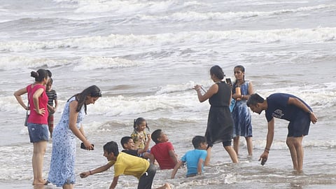 Tourist On Miramar Beach