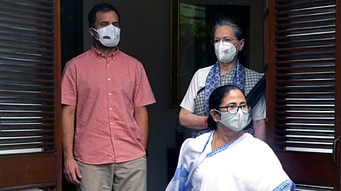 Mamata Banerjee & Rahul Gandhi & Sonia Gandhi