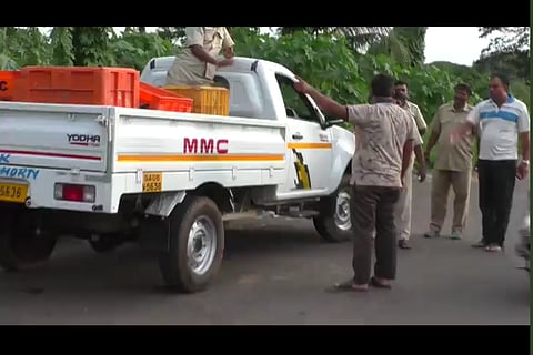 Margao Municipal Council confiscated illegally fish