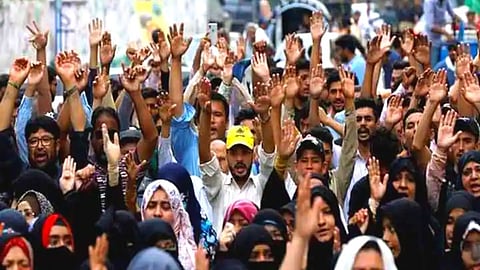 Anti-Pakistan Protests In PoK